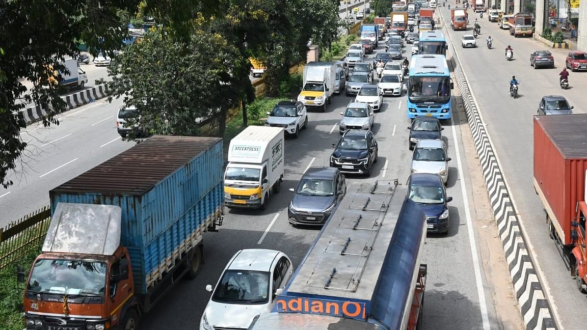 <div class="paragraphs"><p>Representative image of Bengaluru traffic.</p></div>