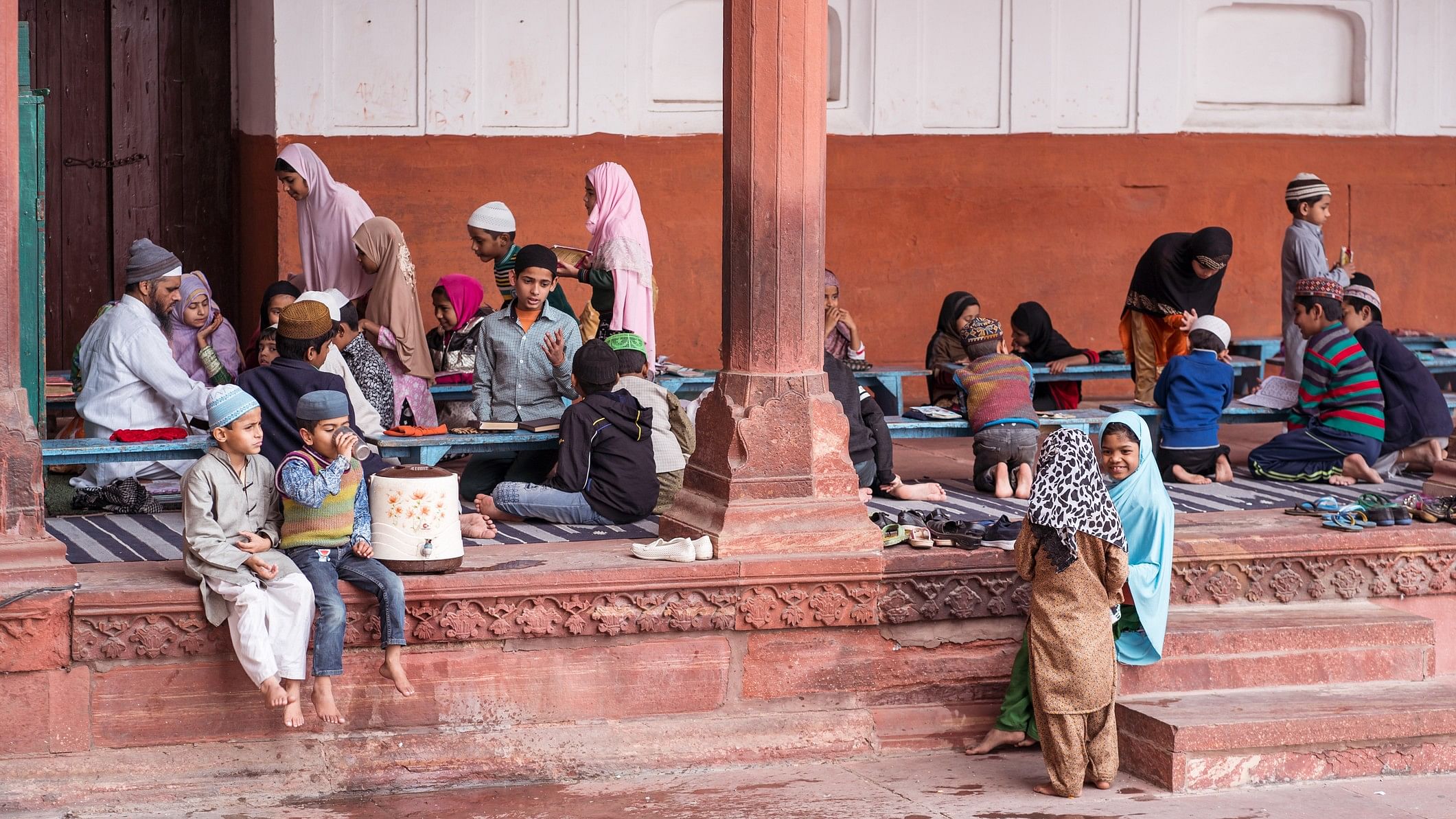 <div class="paragraphs"><p>Representative image showing a madrasa in India. Credit: </p></div>