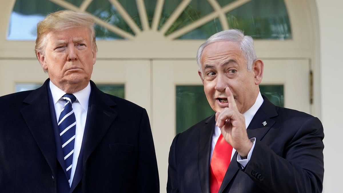 <div class="paragraphs"><p>A file image of Donald Trump (left) and&nbsp;Benjamin Netanyahu.&nbsp;</p></div>