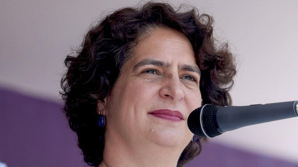 <div class="paragraphs"><p>Congress General Secretary Priyanka Gandhi during an election campaign meeting, in Wayanad district.</p></div>