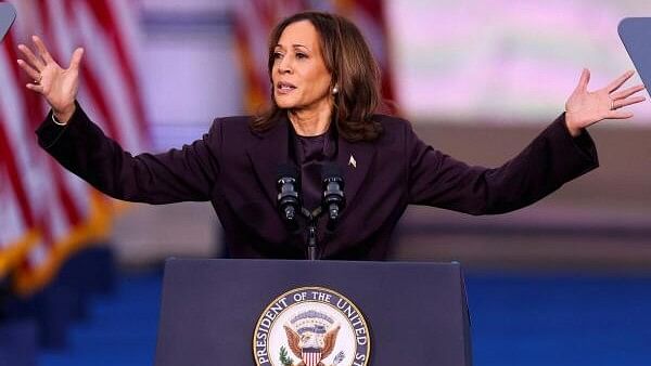 <div class="paragraphs"><p>Democratic presidential nominee U.S. Vice President Kamala Harris delivers speech conceding 2024 US Presidential Election to President-elect Trump at Howard University in Washington</p></div>