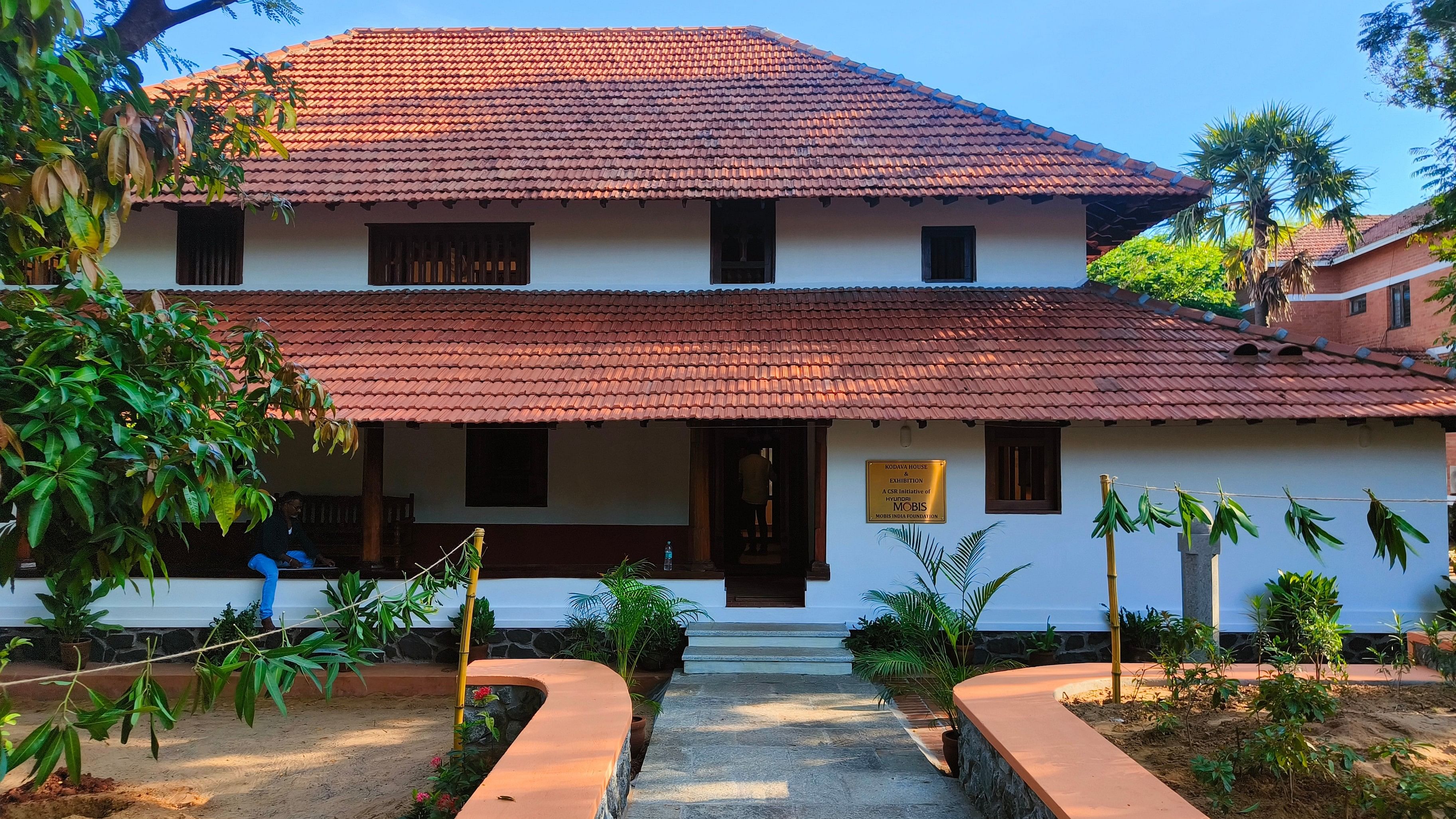 A view of the Kodava house; a window at the entrance of the house. Photos by author