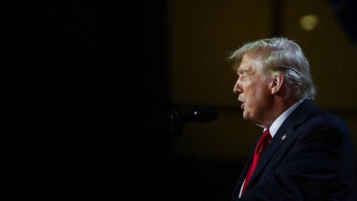 <div class="paragraphs"><p>2024 US Presidential Election Night, at Palm Beach County Convention Center, in West Palm Beach, Florida.</p></div>