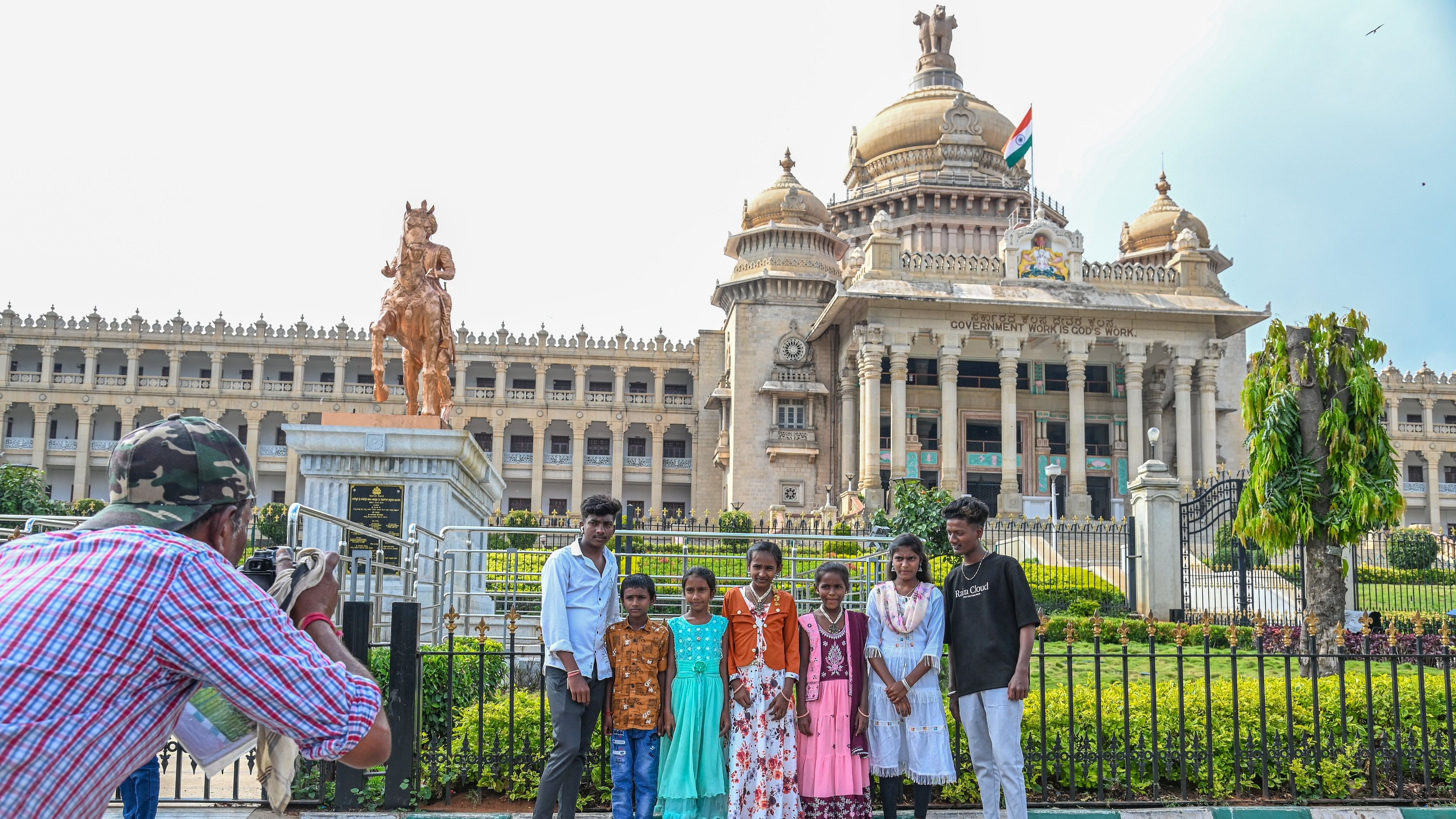 <div class="paragraphs"><p>The Vidhana Soudha is one of the 10 stops on the Bengaluru Darshini tour. PIC FOR REPRESENTATION</p></div>