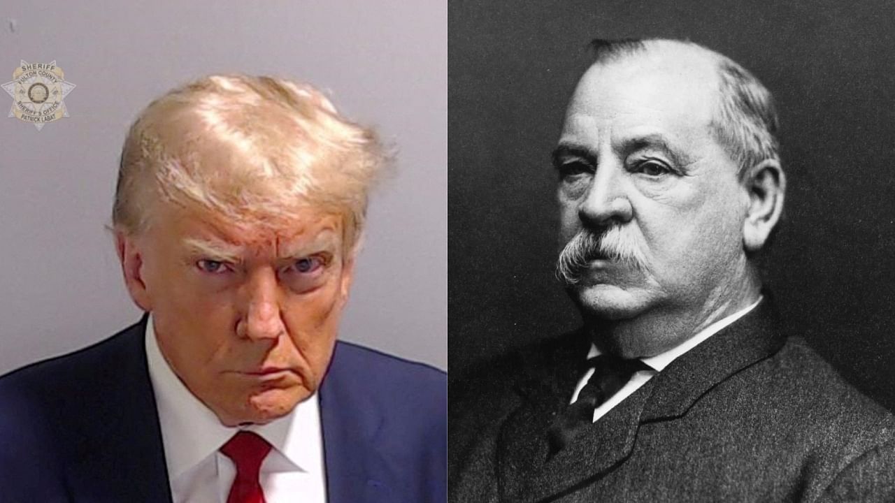 <div class="paragraphs"><p>(L-R) A file photo of President-elect Donald Trump and a picture of former President Grover Cleveland.</p></div>