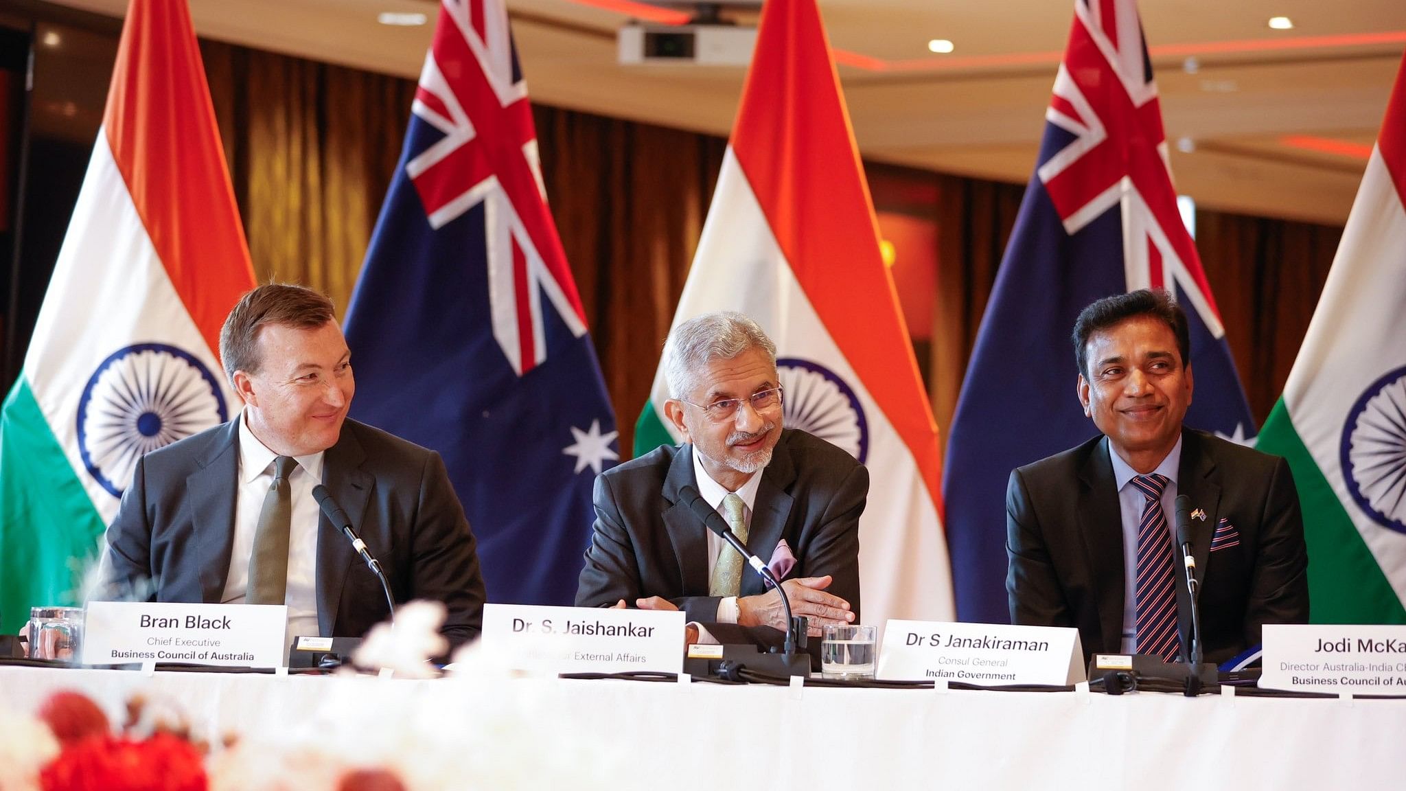 <div class="paragraphs"><p>S Jaishankar is on an official visit to Australia.</p></div>