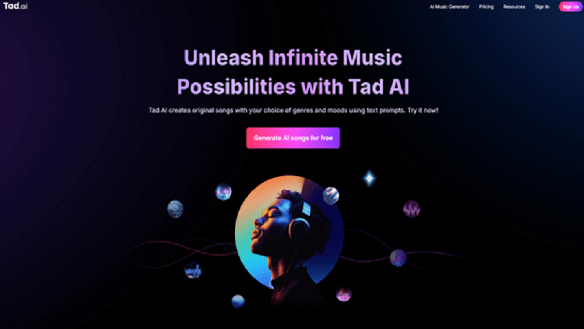 <div class="paragraphs"><p>Tad AI - Best AI Music Generator Overall</p></div>