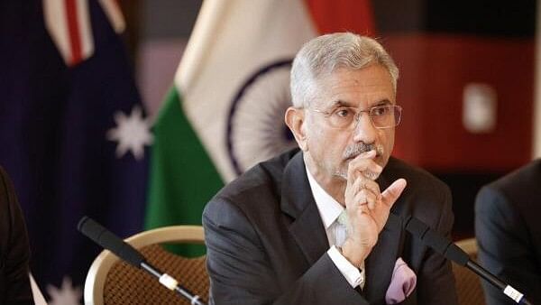 <div class="paragraphs"><p>External Affairs Minister S Jaishankar during a meeting with CEOs and business leaders, in Sydney, Australia.</p></div>