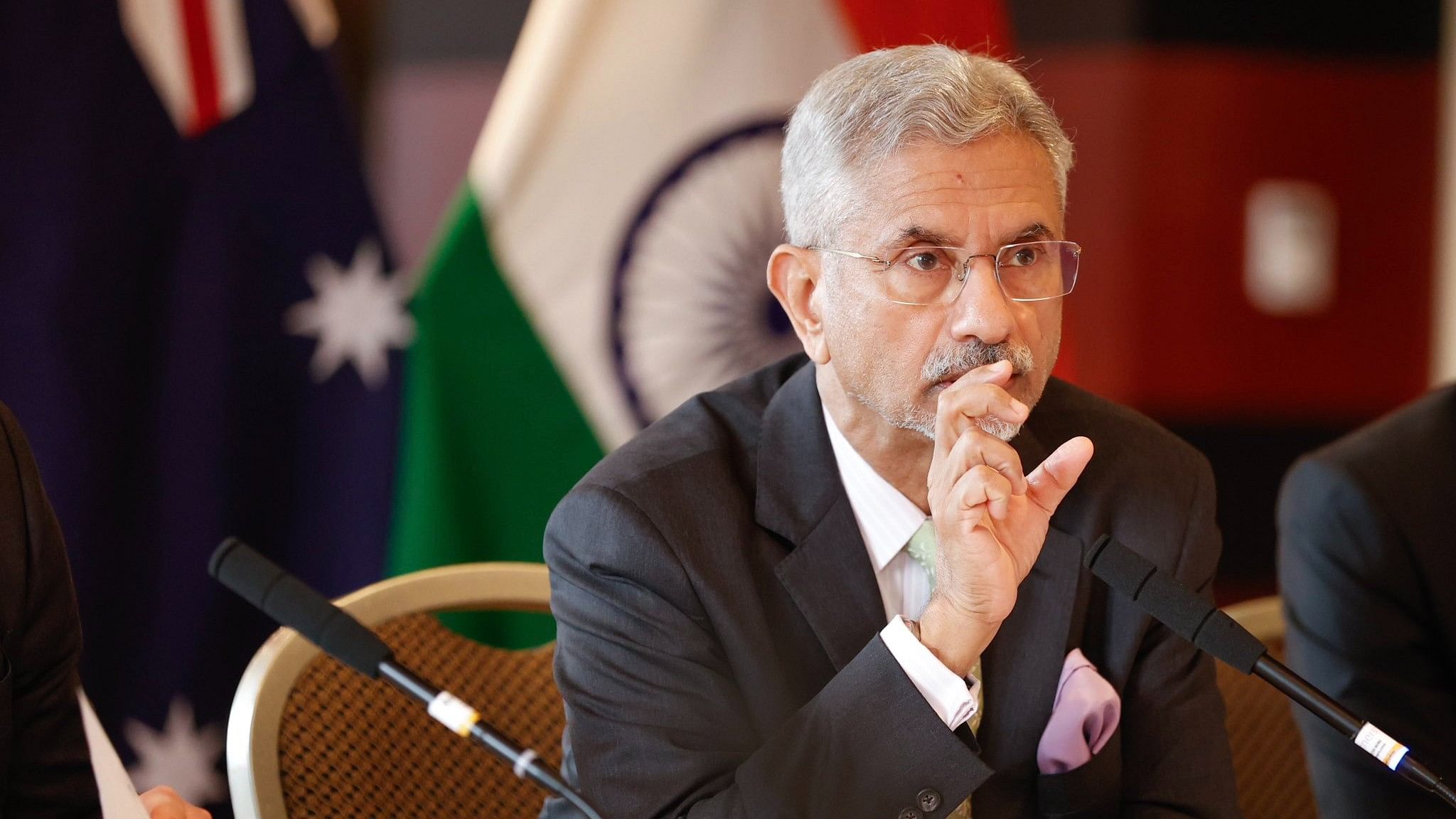 <div class="paragraphs"><p>External Affairs Minister S Jaishankar pictured during his visit to Australia, November 7, 2024.</p></div>