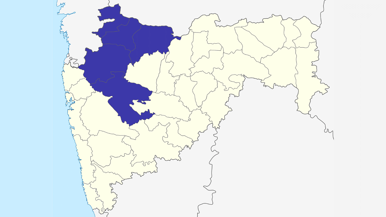 <div class="paragraphs"><p>Map of Maharashtra with North Maharashtra highlighted.</p></div>