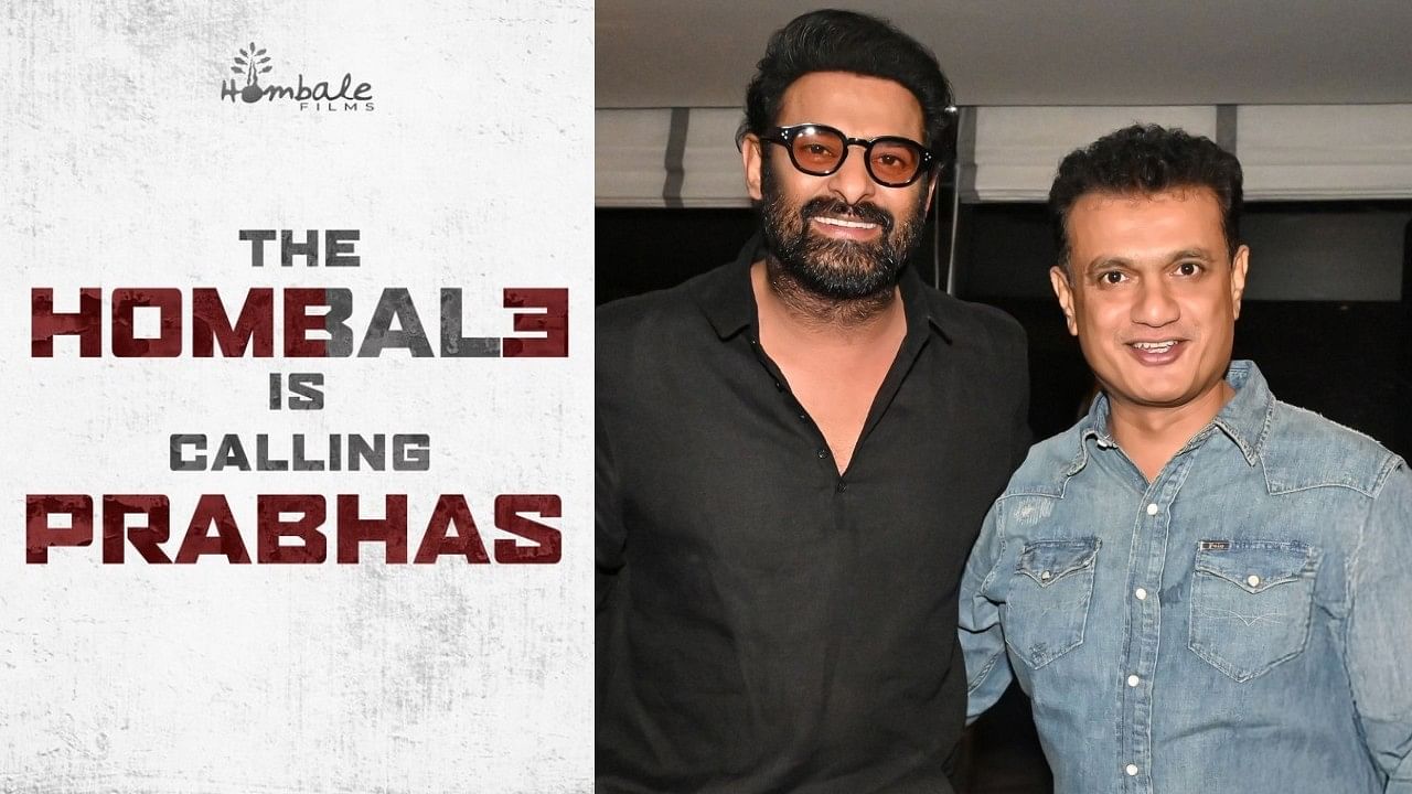 <div class="paragraphs"><p>Prabhas and&nbsp;Vijay Kiragandur.</p></div>