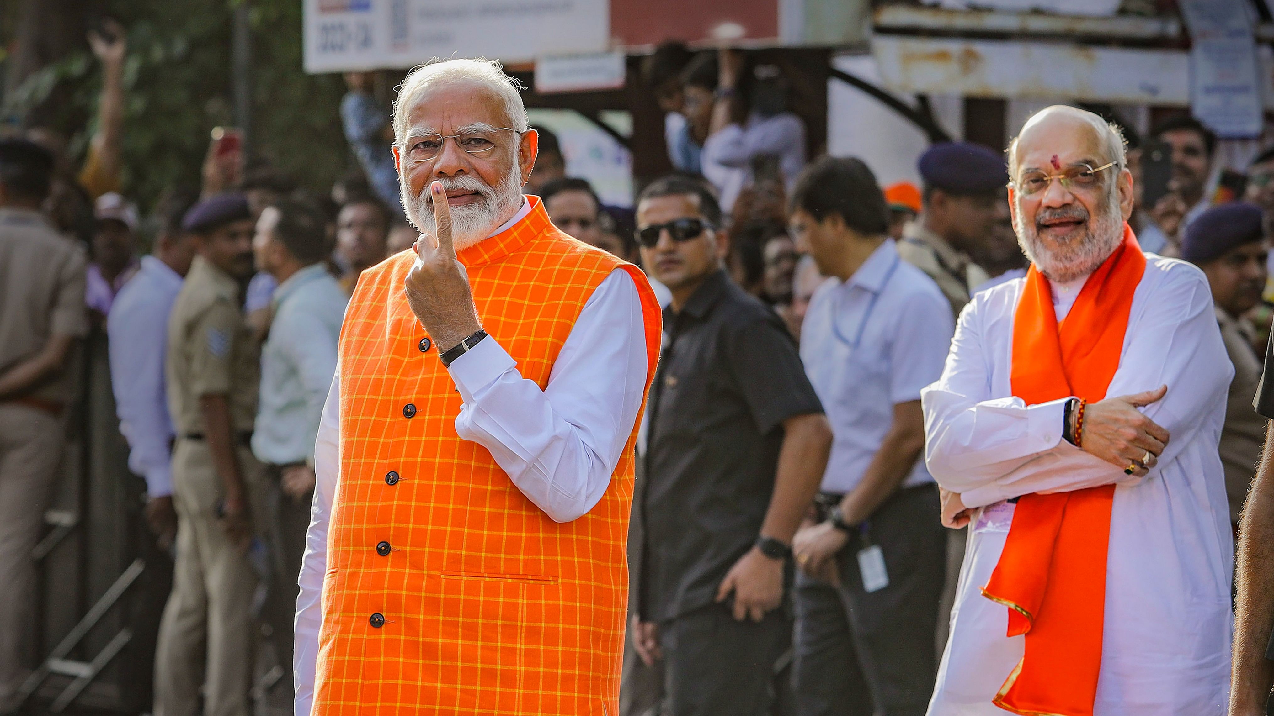 <div class="paragraphs"><p>Prime Minister Narendra Modi (L) and Union Home Minister Amit Shah (R).</p></div>