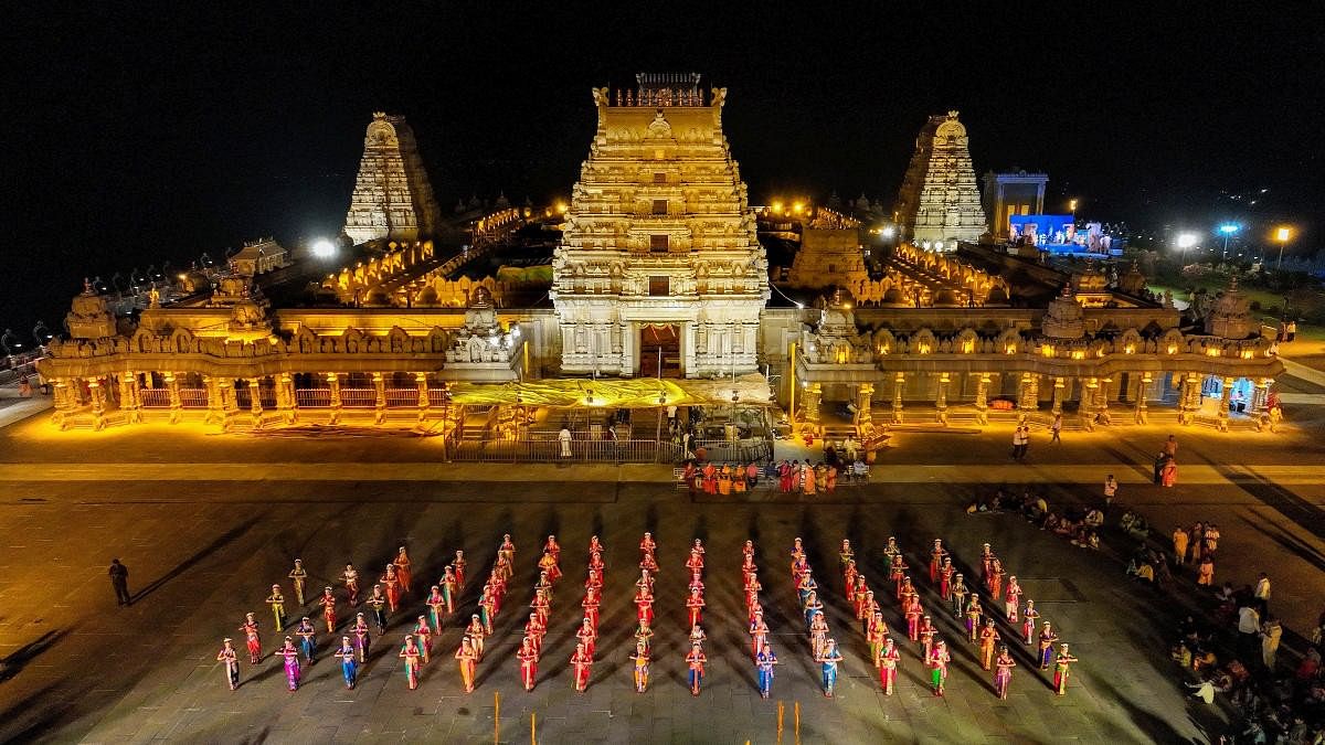 <div class="paragraphs"><p>Yadadri temple Lakshmi Narasimha.</p></div>