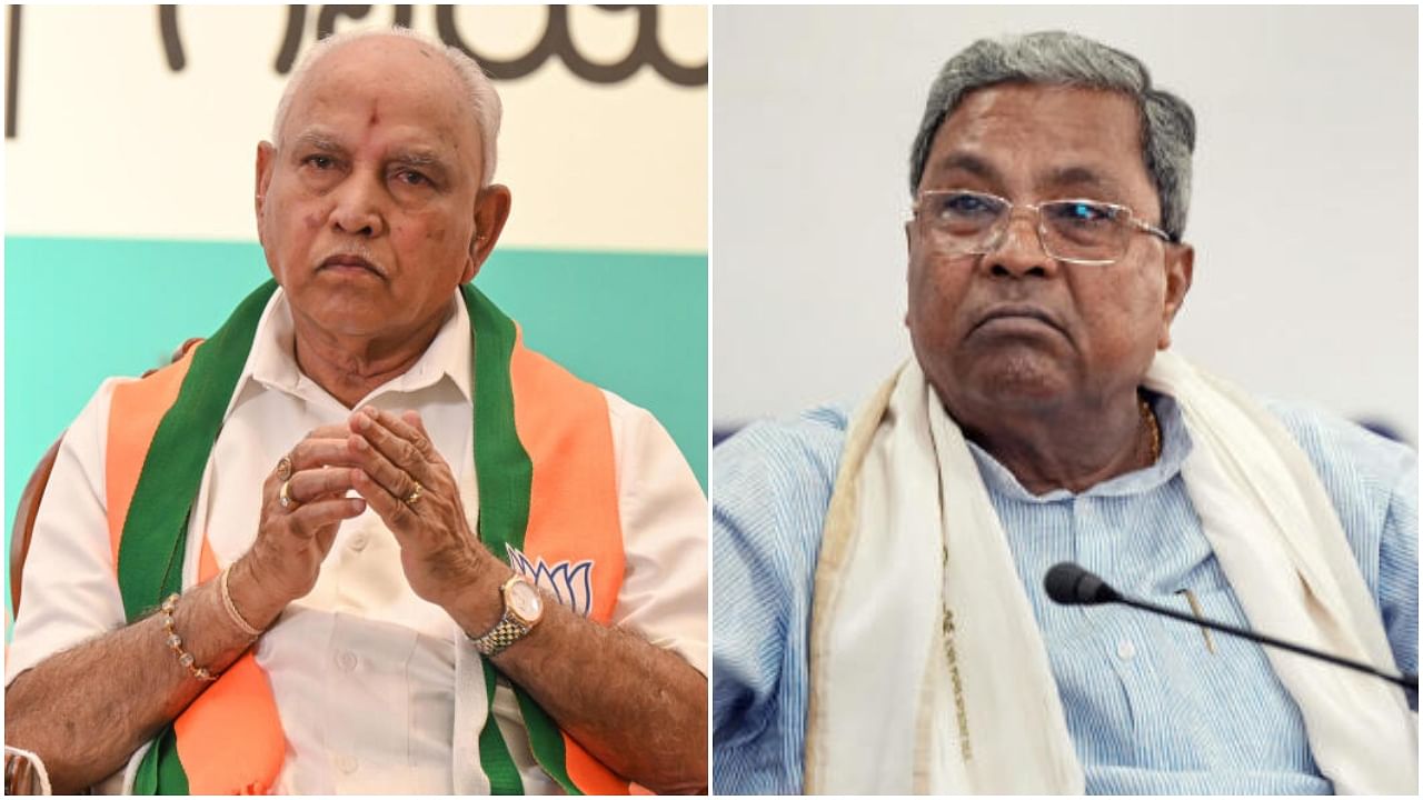 <div class="paragraphs"><p>BJP leader B S Yediyurappa (Left); Karnataka CM Siddaramaiah.</p></div>