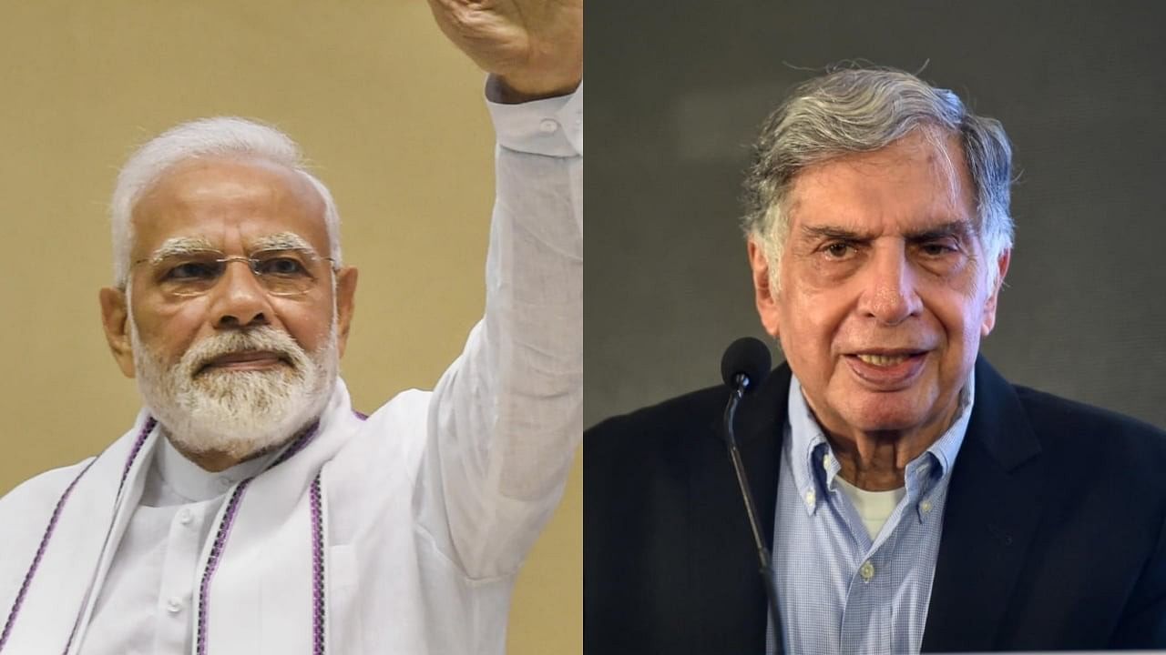 <div class="paragraphs"><p>Prime Minister Narendra Modi (left); Ratan Tata (right). </p></div>