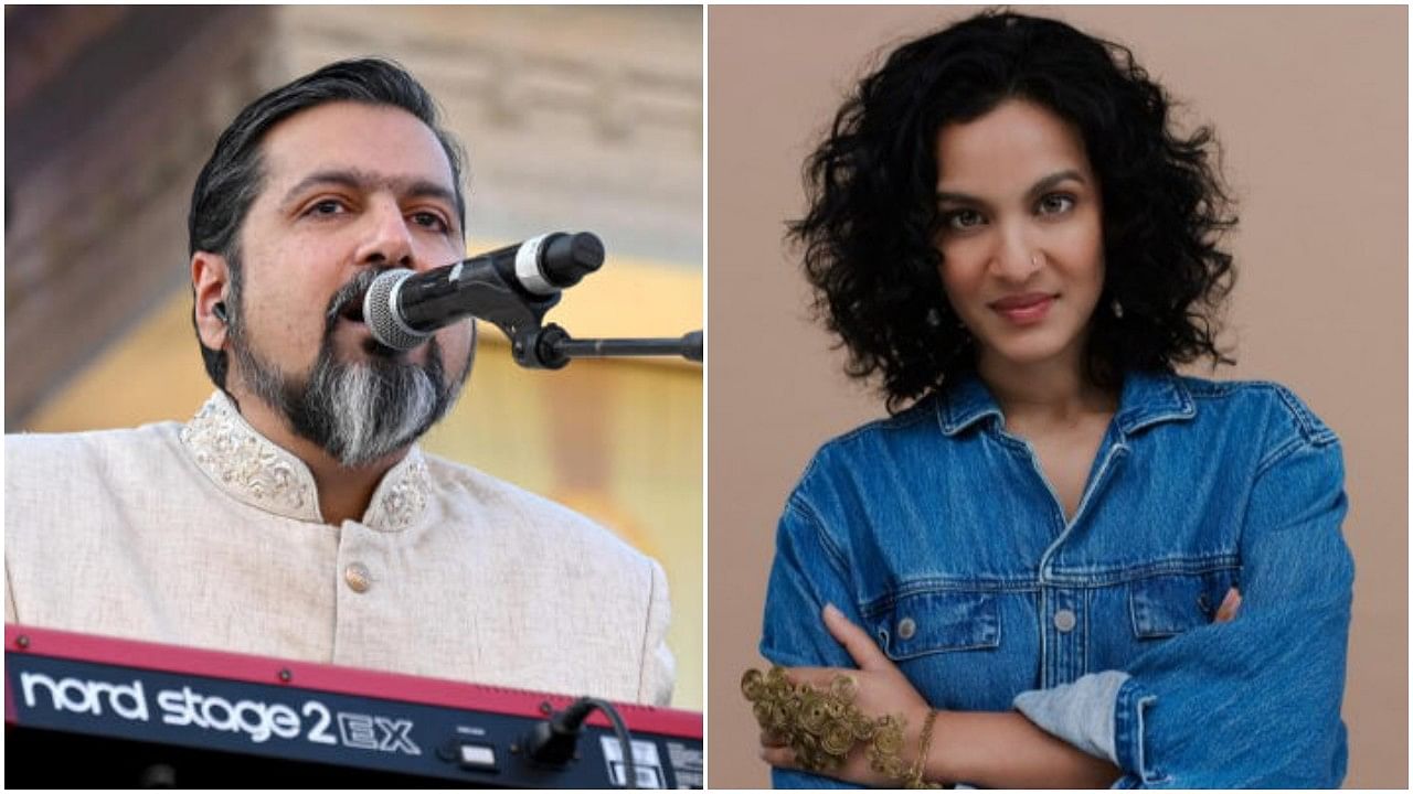 <div class="paragraphs"><p>Ricky Kej (left);&nbsp;Anoushka Shankar (right).</p></div>