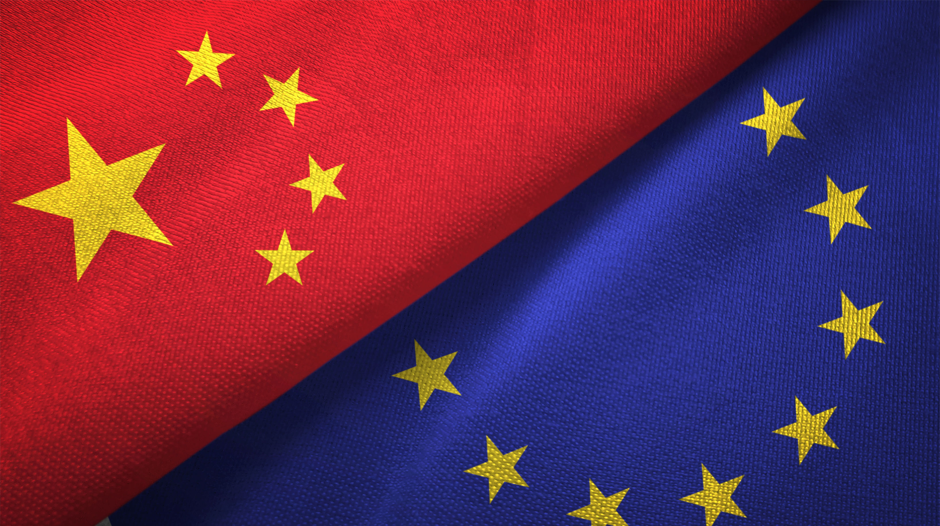 <div class="paragraphs"><p>The flags of the European Union (EU) and China.</p></div>