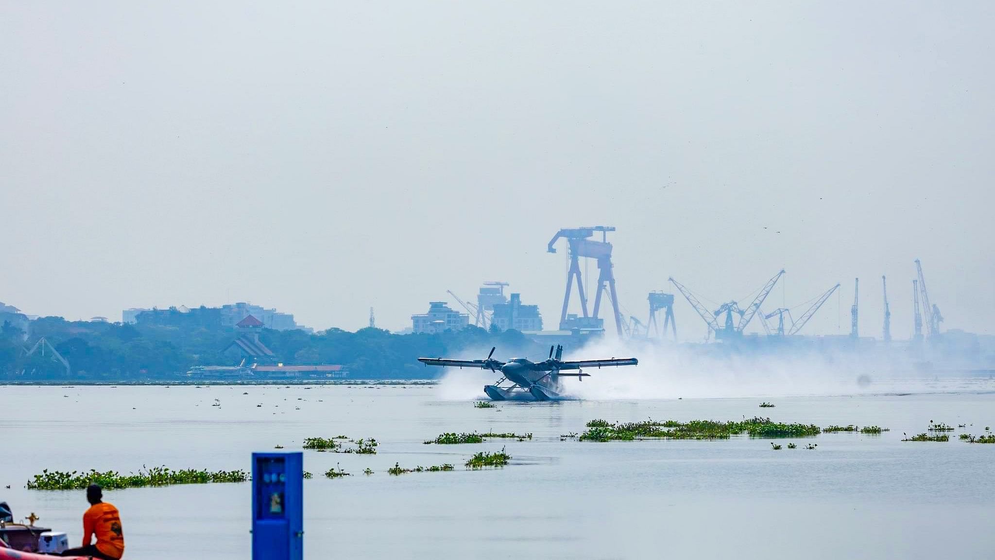 <div class="paragraphs"><p>Kerala’s seaplane service took off from Kochi, connecting major water bodies and airports approved under the UDAN scheme</p></div>