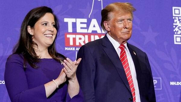 <div class="paragraphs"><p>US presidential elect Donald Trump (R) and  Representative Elise Stefanik (L).</p></div>