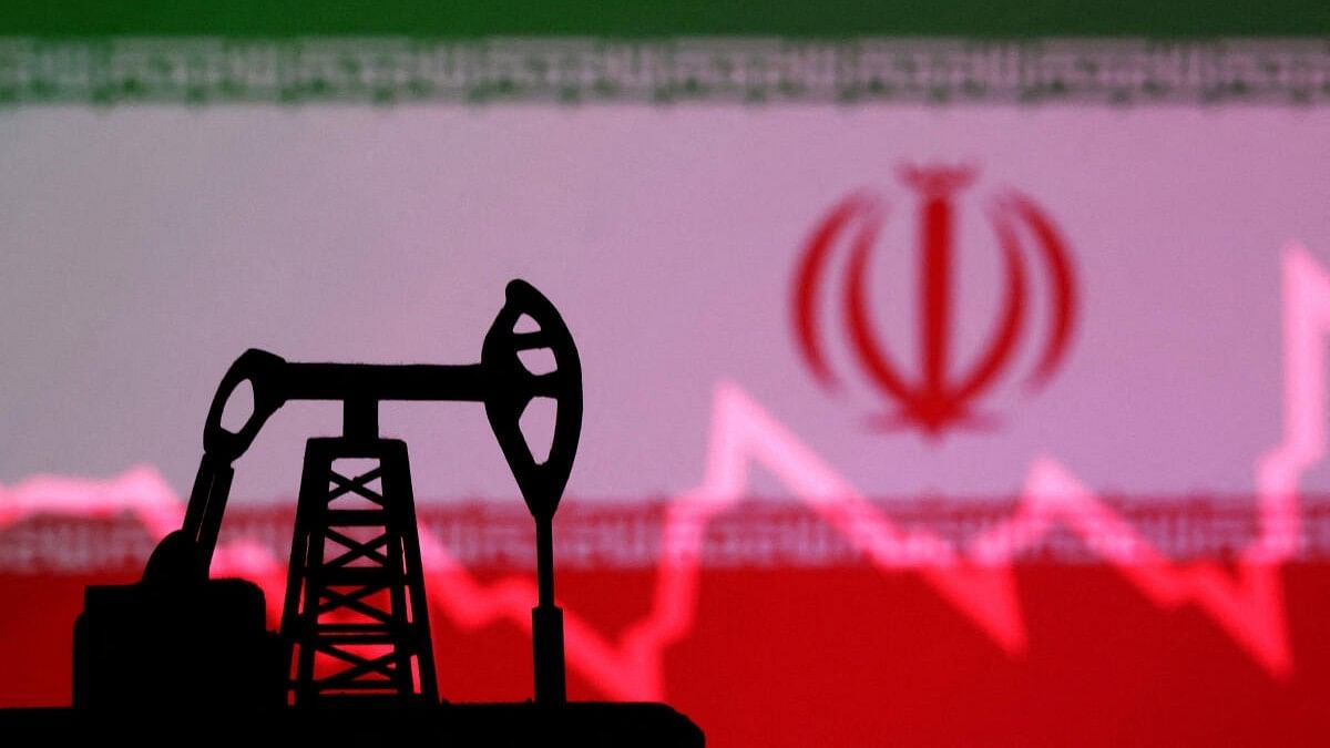 <div class="paragraphs"><p>Illustration shows Iran flag, oil pump jack and stock graph.</p></div>