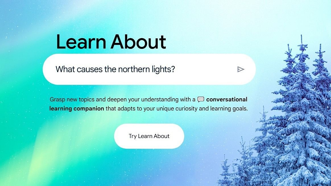 <div class="paragraphs"><p>Google Learn About AI tool for students and educators.</p></div>