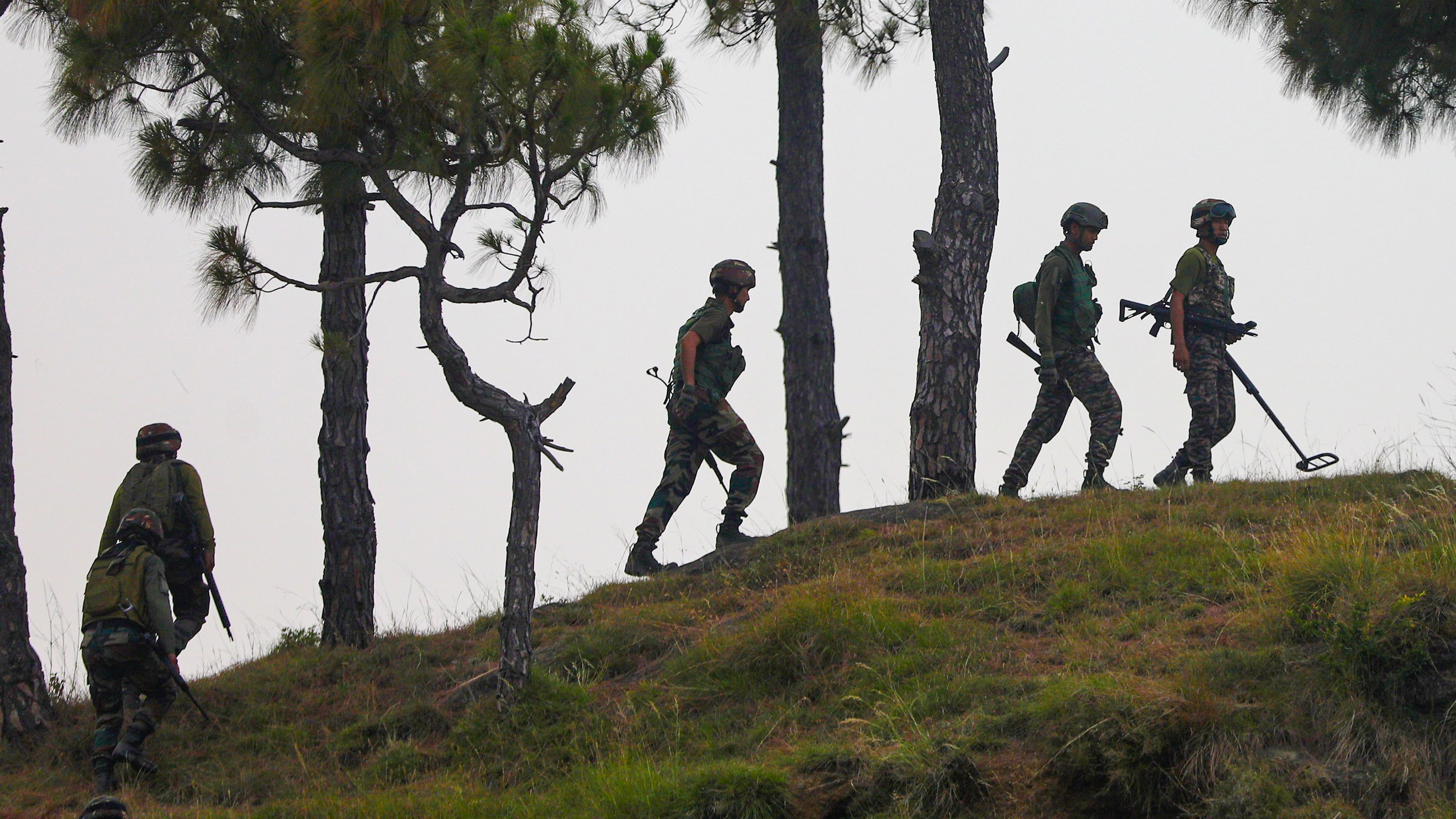 <div class="paragraphs"><p>Image showing soldiers patrolling in Jammu and Kashmir. For representational purposes.</p></div>