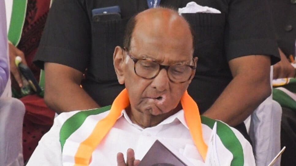 <div class="paragraphs"><p>NCP chief Sharad Pawar during an election campaign rally in support of party candidate Dhuneshwar Pethe for East Nagpur Assembly constituency, in Nagpur, Thursday, Nov. 7, 2024.</p></div>