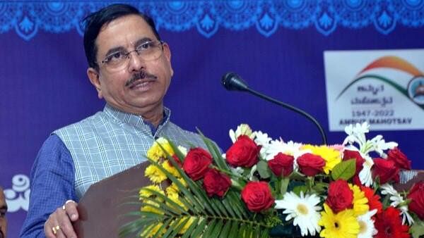 <div class="paragraphs"><p>Union Minister of New and Renewable Energy Pralhad Joshi</p></div>