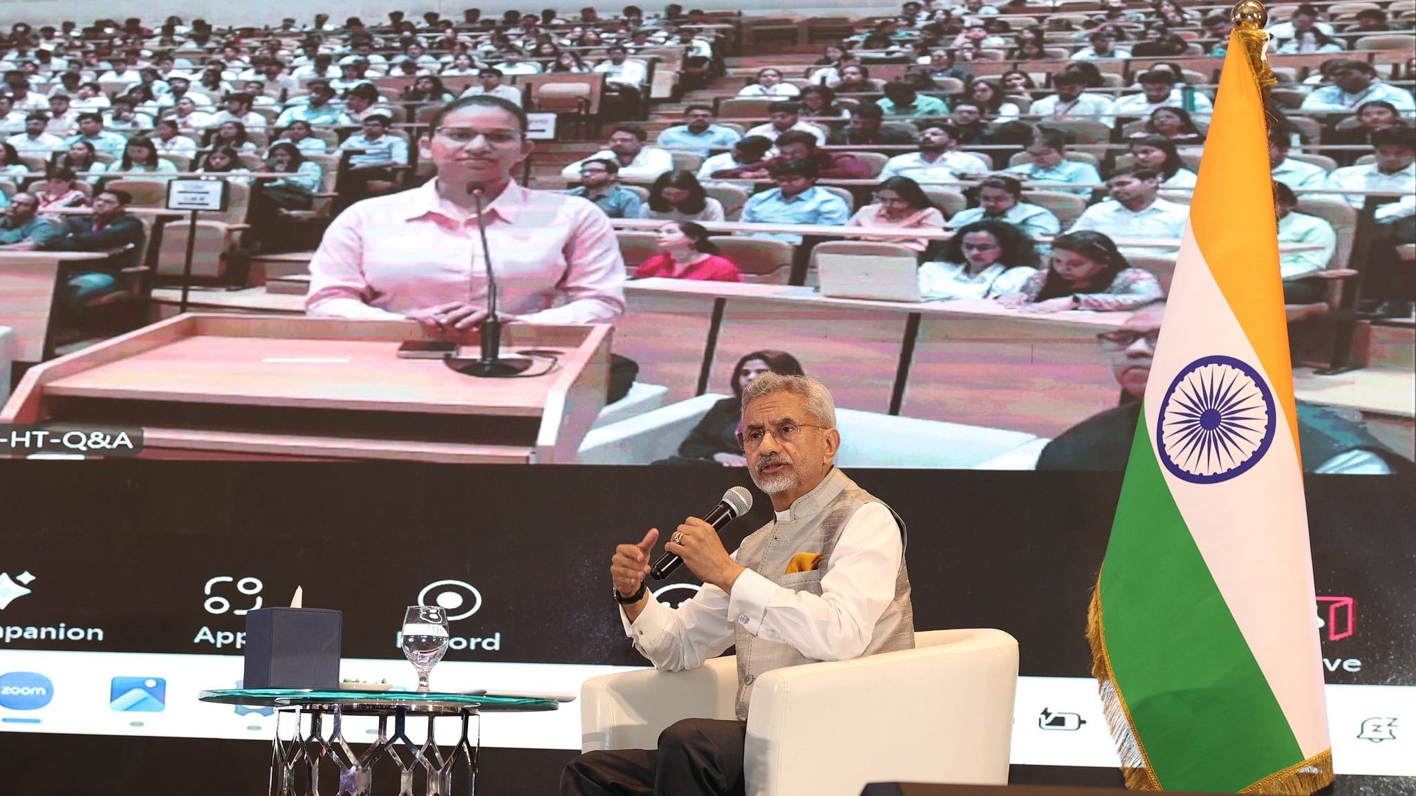 <div class="paragraphs"><p>S Jaishankar speaks at the inauguration of the Symbiosis International campus in Dubai.&nbsp;</p></div>