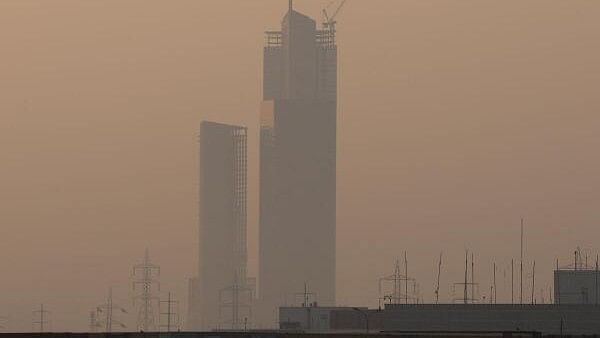 <div class="paragraphs"><p>The 62-storey tower at the Bahria Icon Tower complex is seen through smog and air pollution on a morning in Karachi, Pakistan.&nbsp;</p></div>