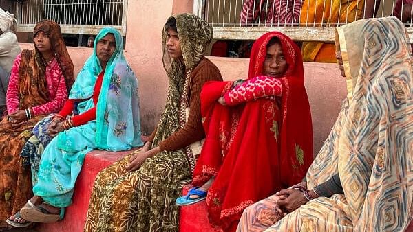 <div class="paragraphs"><p>Family members wait outside the emergency ward after a fire broke out in the Neonatal Intensive Care Unit (NICU) of the Maharani Laxmi Bai Medical College, in Jhansi district, Saturday, Nov. 16, 2024. At least 10 children died in the fire that engulfed the children's ward of the medical college, officials said, as 16 others injured battled for life on Saturday. </p></div>