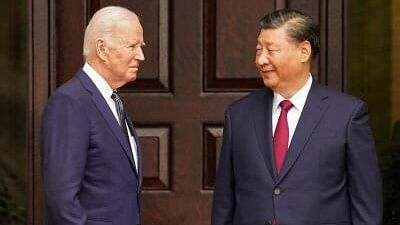 <div class="paragraphs"><p>US President Joe Biden  with Chinese President Xi Jinping.&nbsp;</p></div>