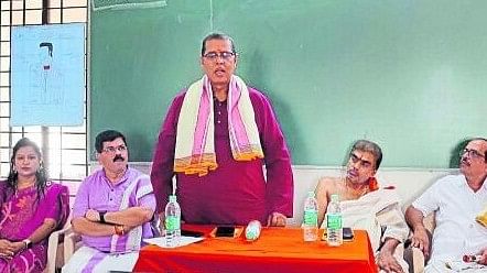 <div class="paragraphs"><p>Akhila Karnataka Brahmana Mahasabha president Ashok Harnahalli.</p></div>