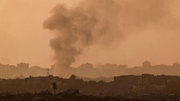 <div class="paragraphs"><p>Smoke rises from North Gaza, amid the ongoing conflict in Gaza between Israel and Hamas, as seen from Sderot, Israel, November 17, 2024.</p></div>