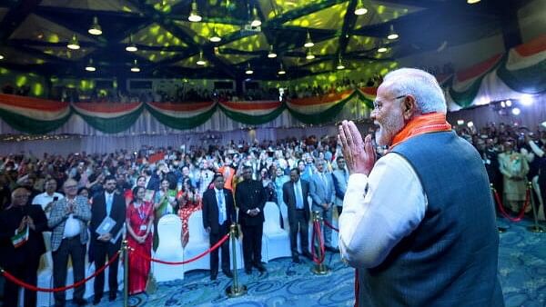 <div class="paragraphs"><p>Prime Minister Narendra Modi during an Indian community event, in Abuja, Nigeria, Sunday, Nov. 17, 2024.</p></div>