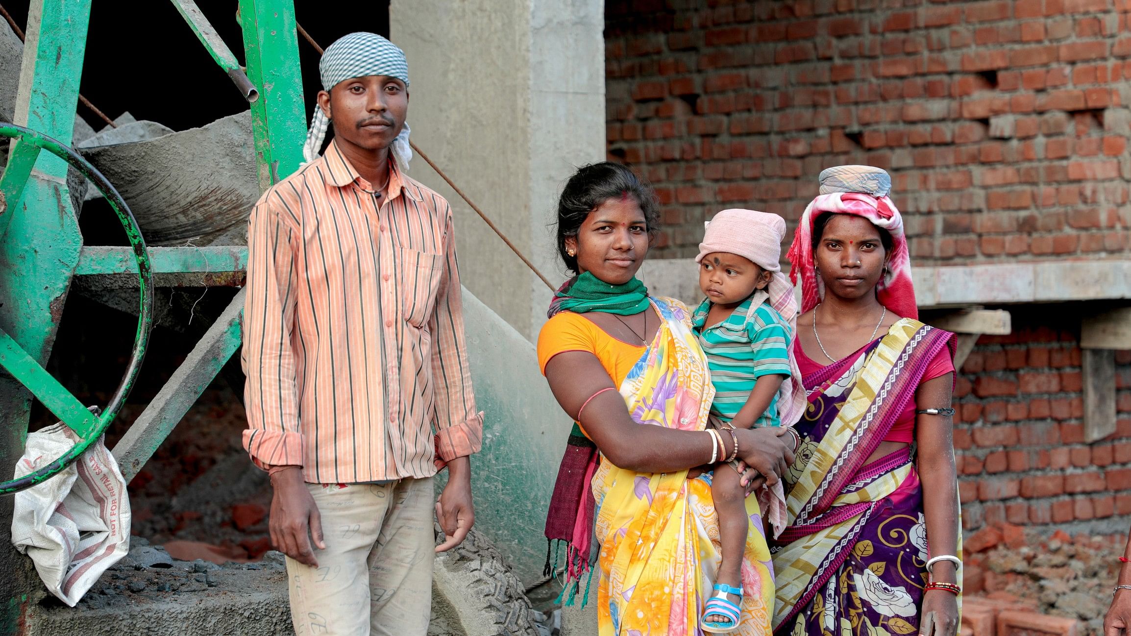 <div class="paragraphs"><p>Rural family working at construction site at Jamshedpur. (Representative image)</p></div>