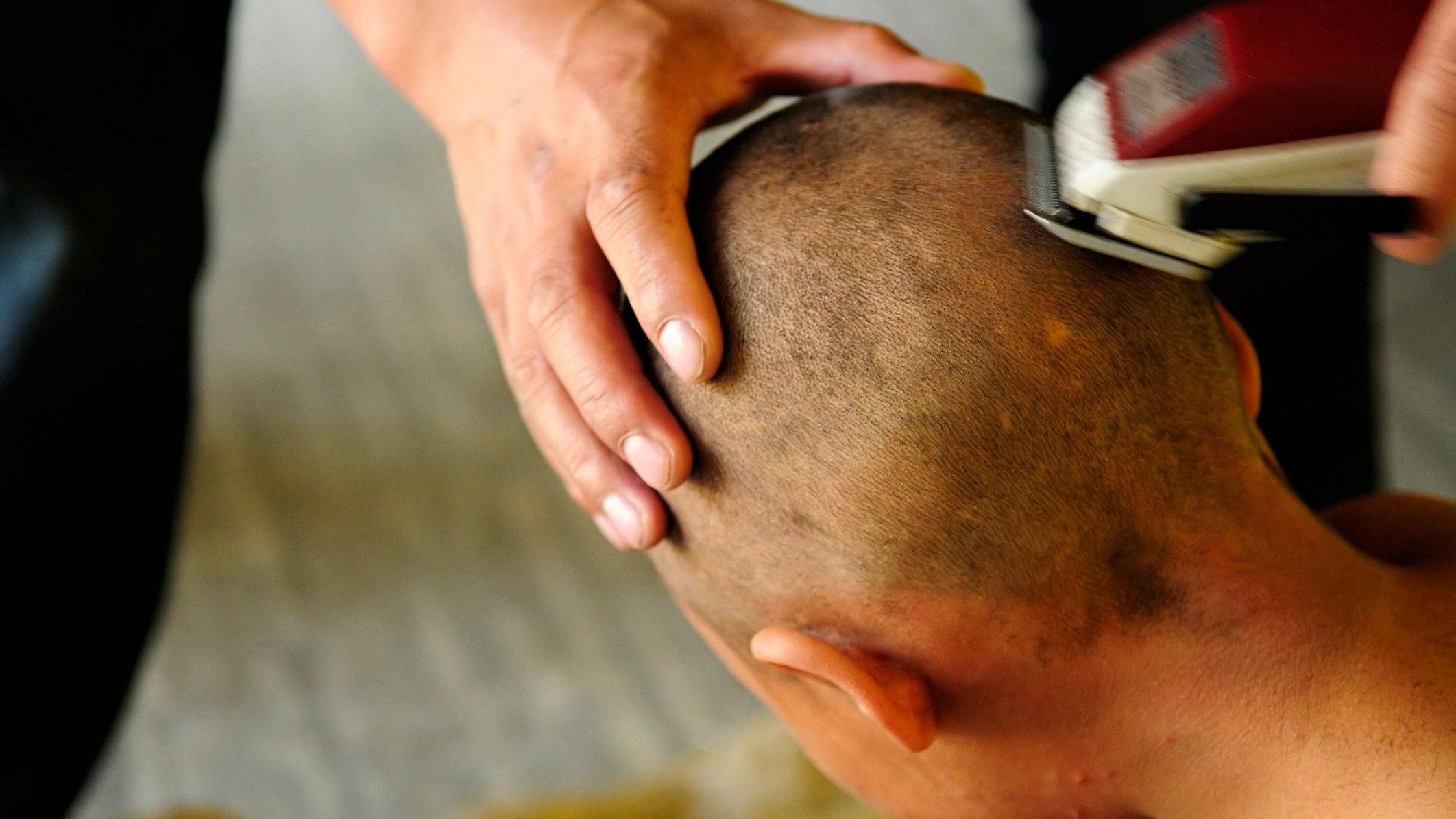 <div class="paragraphs"><p>Image showing a boy's head being shaved. For representational purposes.</p></div>