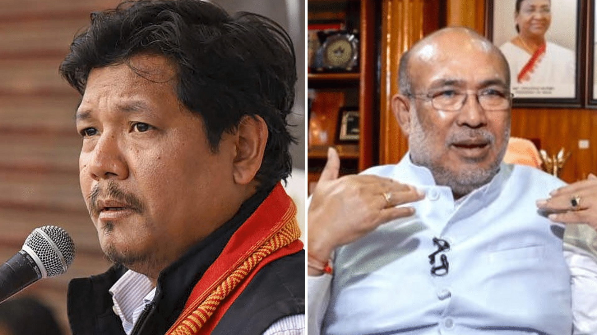 <div class="paragraphs"><p>Conrad Sangma (L), N Biren Singh.&nbsp;</p></div>