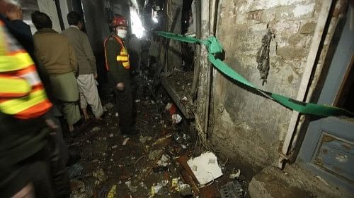 <div class="paragraphs"><p>The bomb blast occurred in Azam Warsak Bazaar, close to Shahzada Mosque.</p></div>