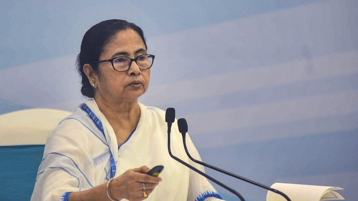 <div class="paragraphs"><p>West Bengal Chief Minister Mamata Banerjee  at state secretariat Nabanna.</p></div>