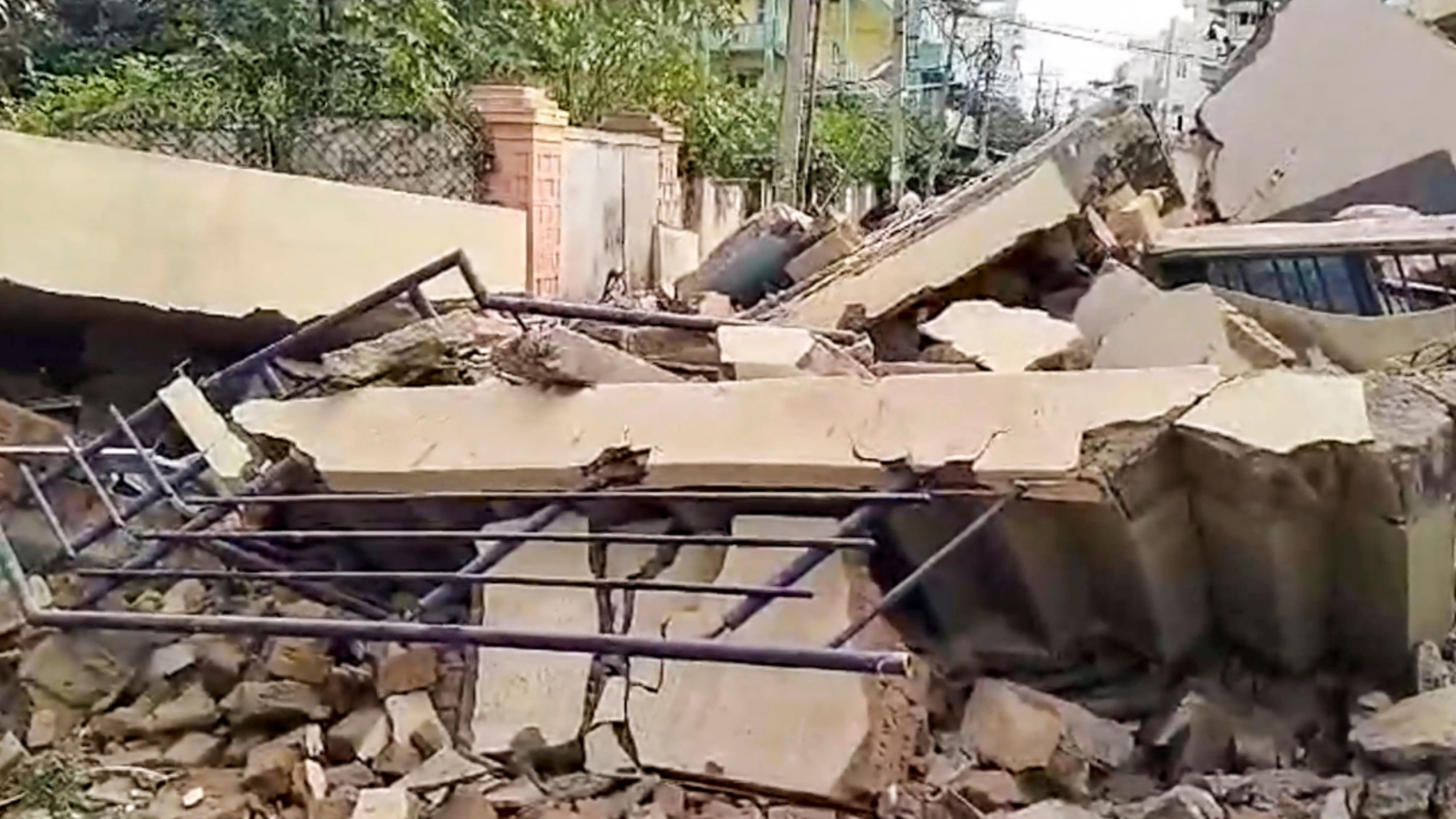 <div class="paragraphs"><p>Debris of the roof of a building. (Representative image)</p></div>