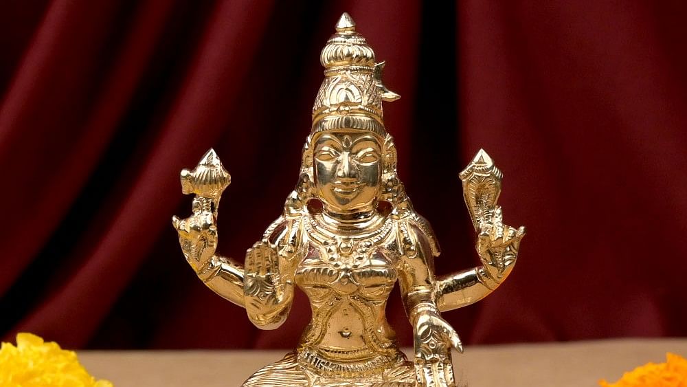 <div class="paragraphs"><p>A Goddess Bhuvaneshwari idol.</p></div>