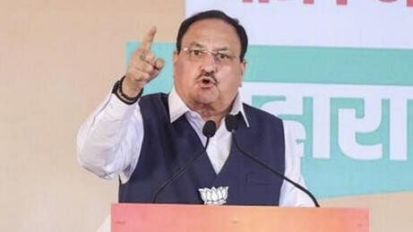 <div class="paragraphs"><p>Union Minister and BJP National President J.P. Nadda addresses a public meeting ahead of Maharashtra Assembly elections, at Nerul in Navi Mumbai, Monday.&nbsp;</p></div>