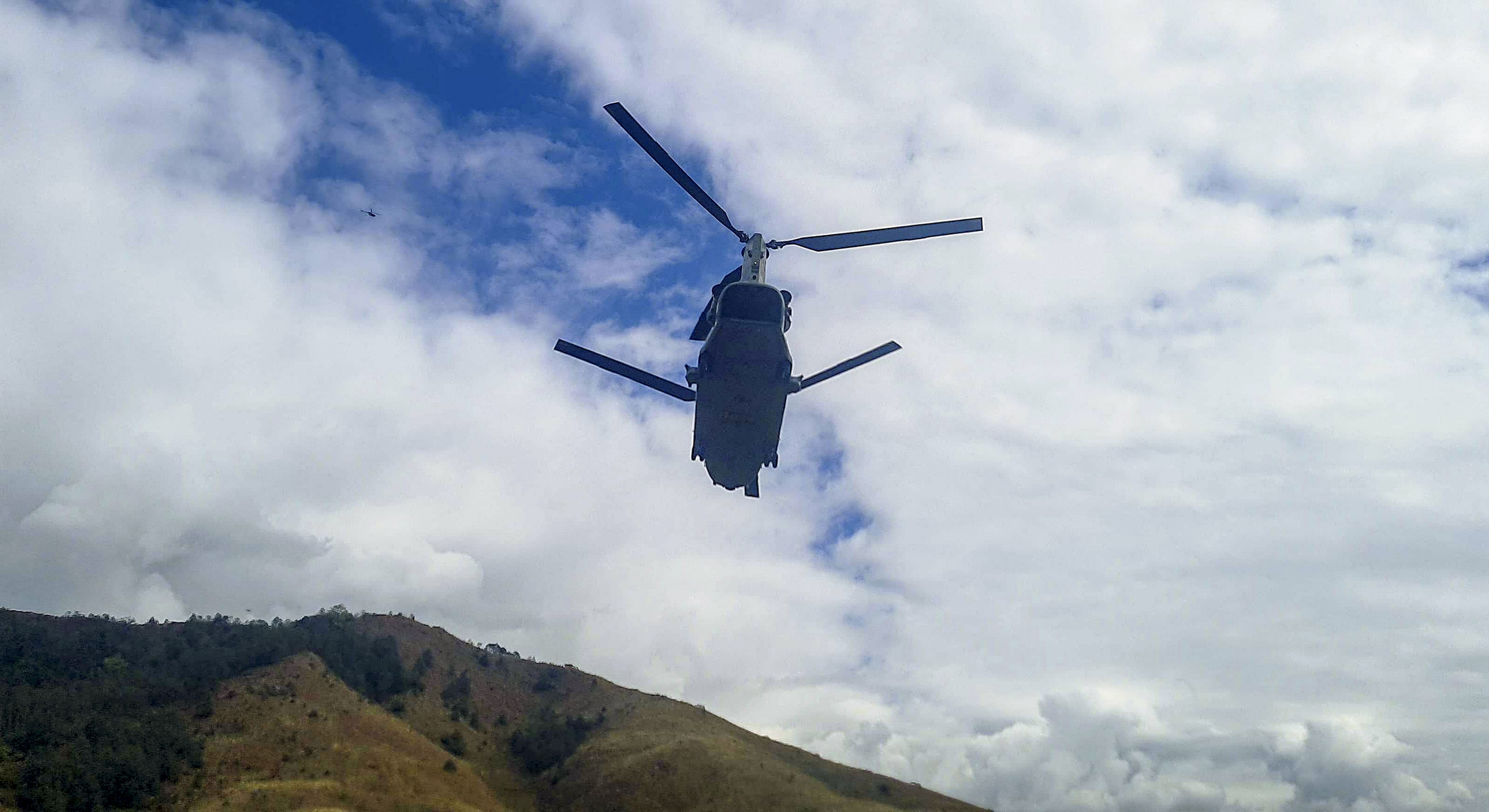 <div class="paragraphs"><p>A military aircraft during the exercise 'Poorvi Prahar' in the forward areas of Arunachal Pradesh.</p></div>