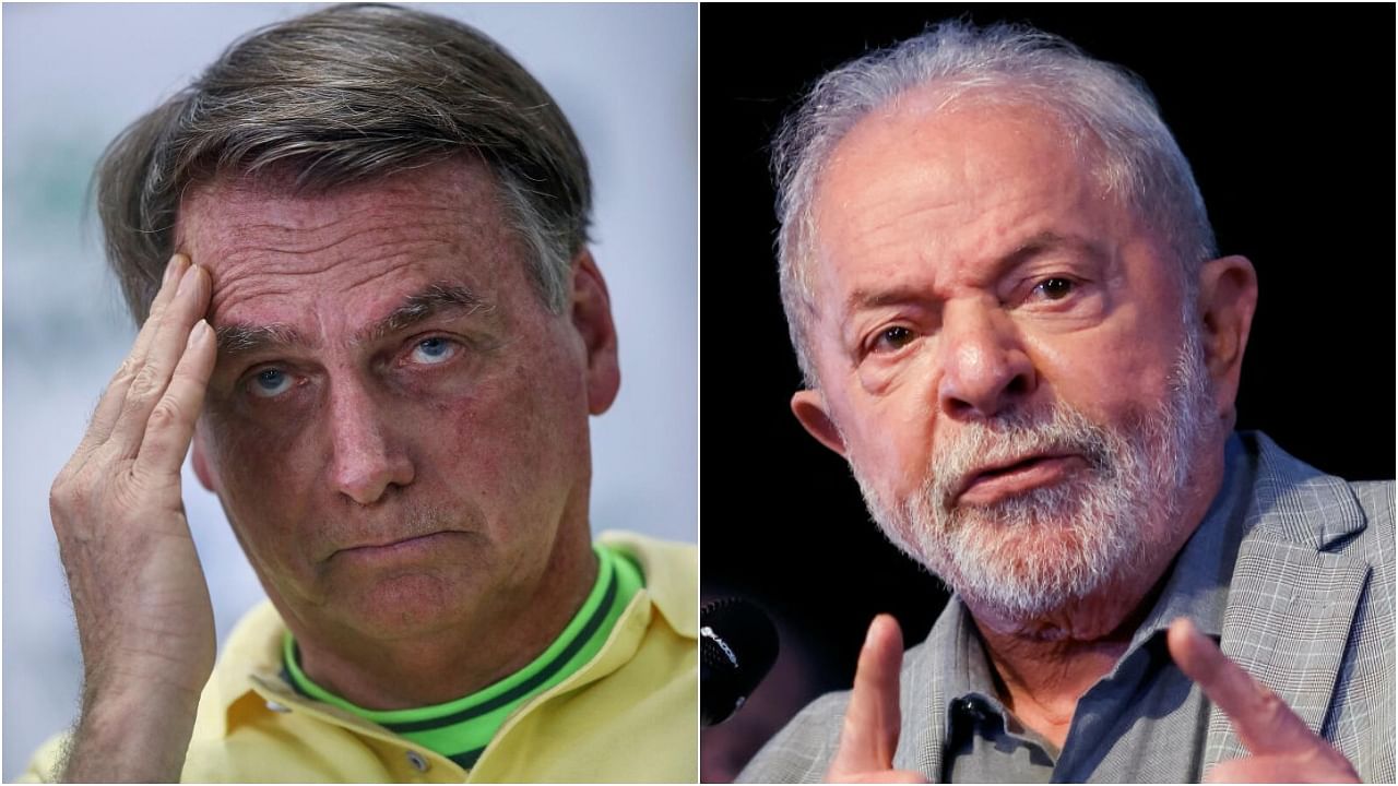 <div class="paragraphs"><p>Jair Bolsonaro(L) and current president of Brazil Luiz Inacio Lula da Silva</p></div>