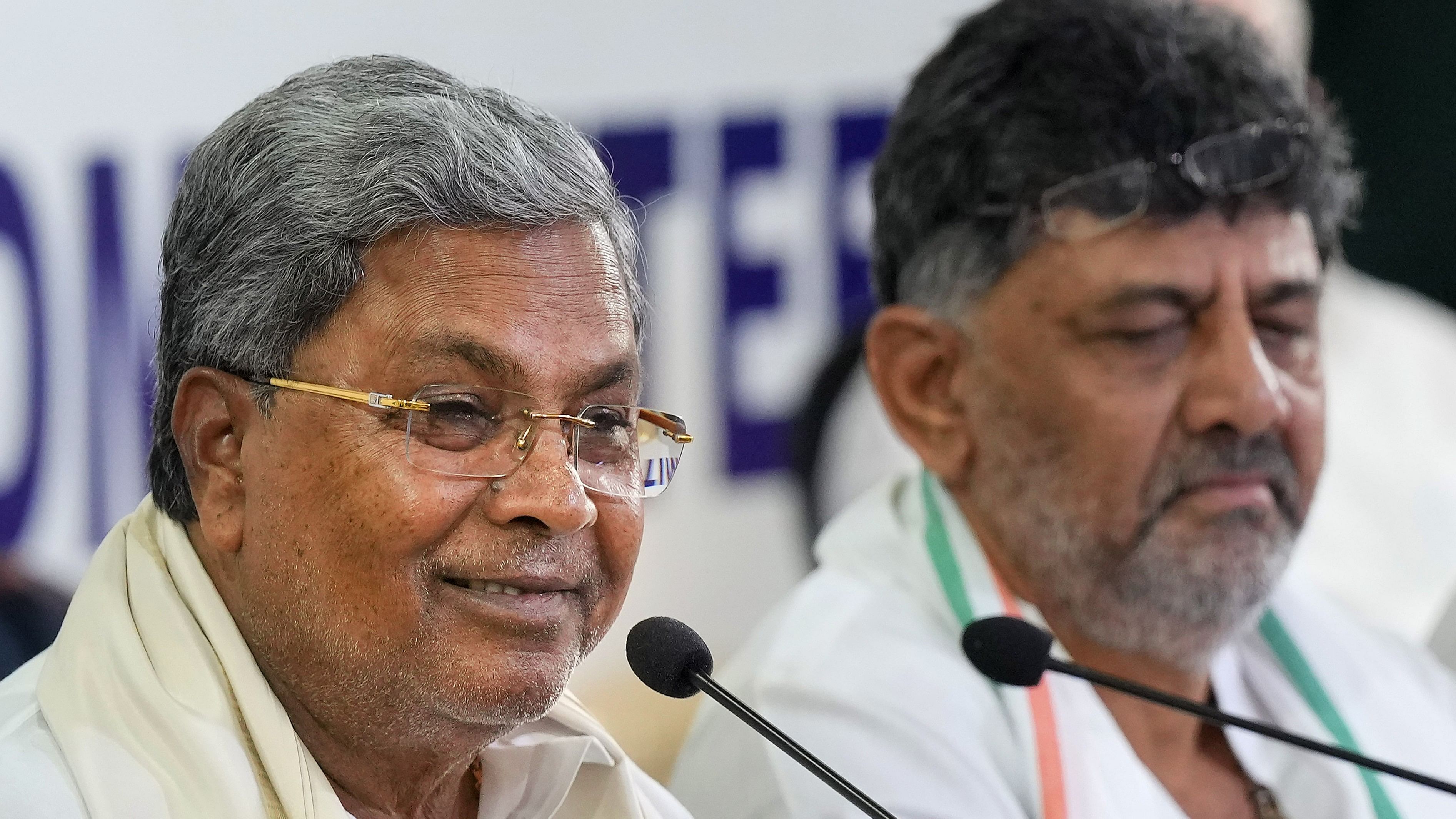 <div class="paragraphs"><p>Karnataka Chief Minister Siddaramaiah and Dy CM D K Shivakumar </p></div>