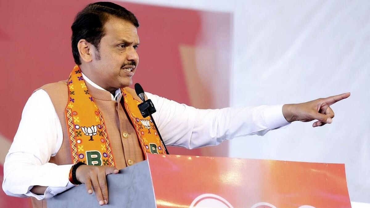 <div class="paragraphs"><p>Maharashtra Deputy Chief Minister Devendra Fadnavis addresses a public meeting ahead of the state Assembly elections.</p></div>