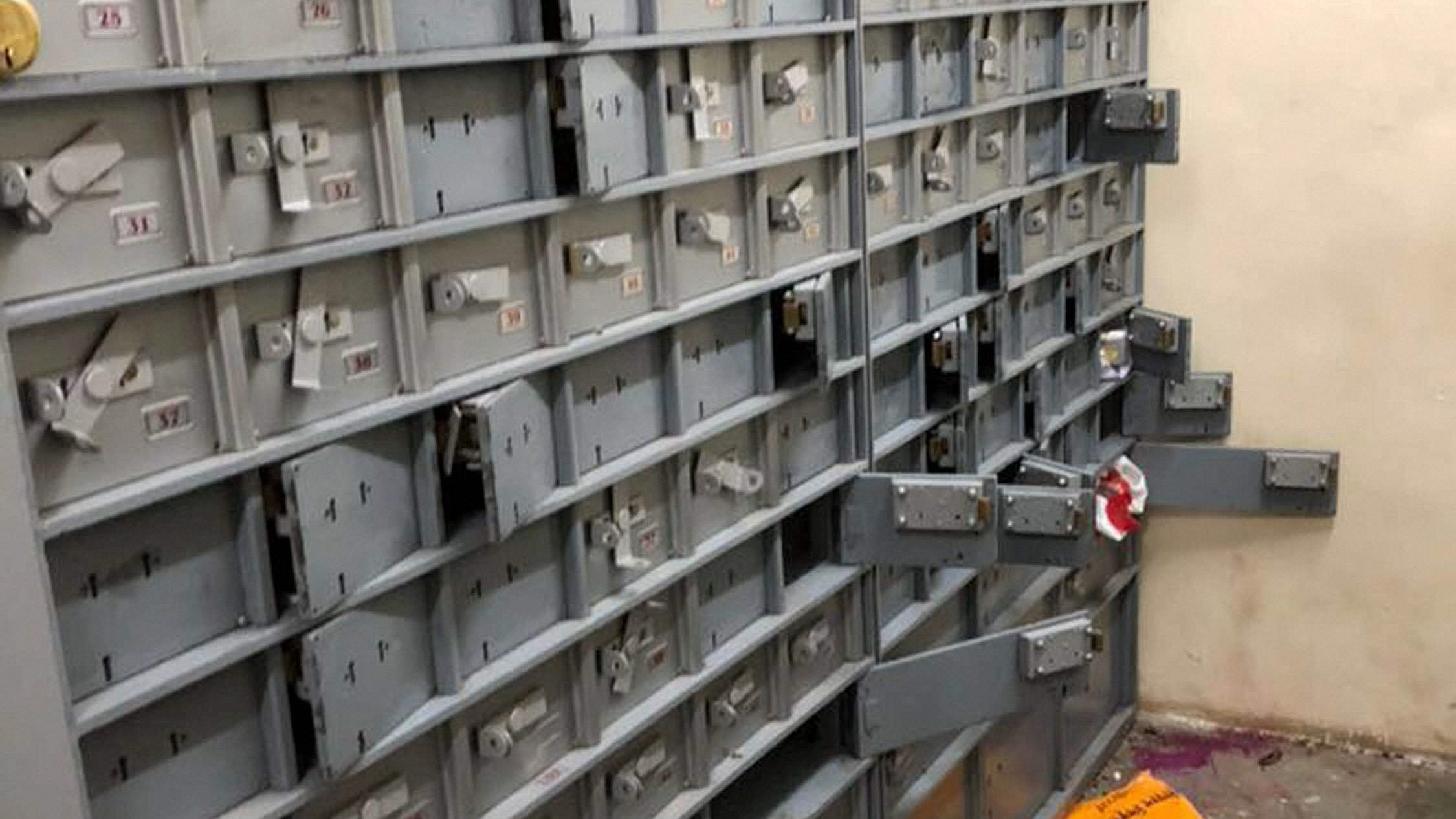 <div class="paragraphs"><p>Broken bank lockers after a bank robbery. Representative image </p></div>