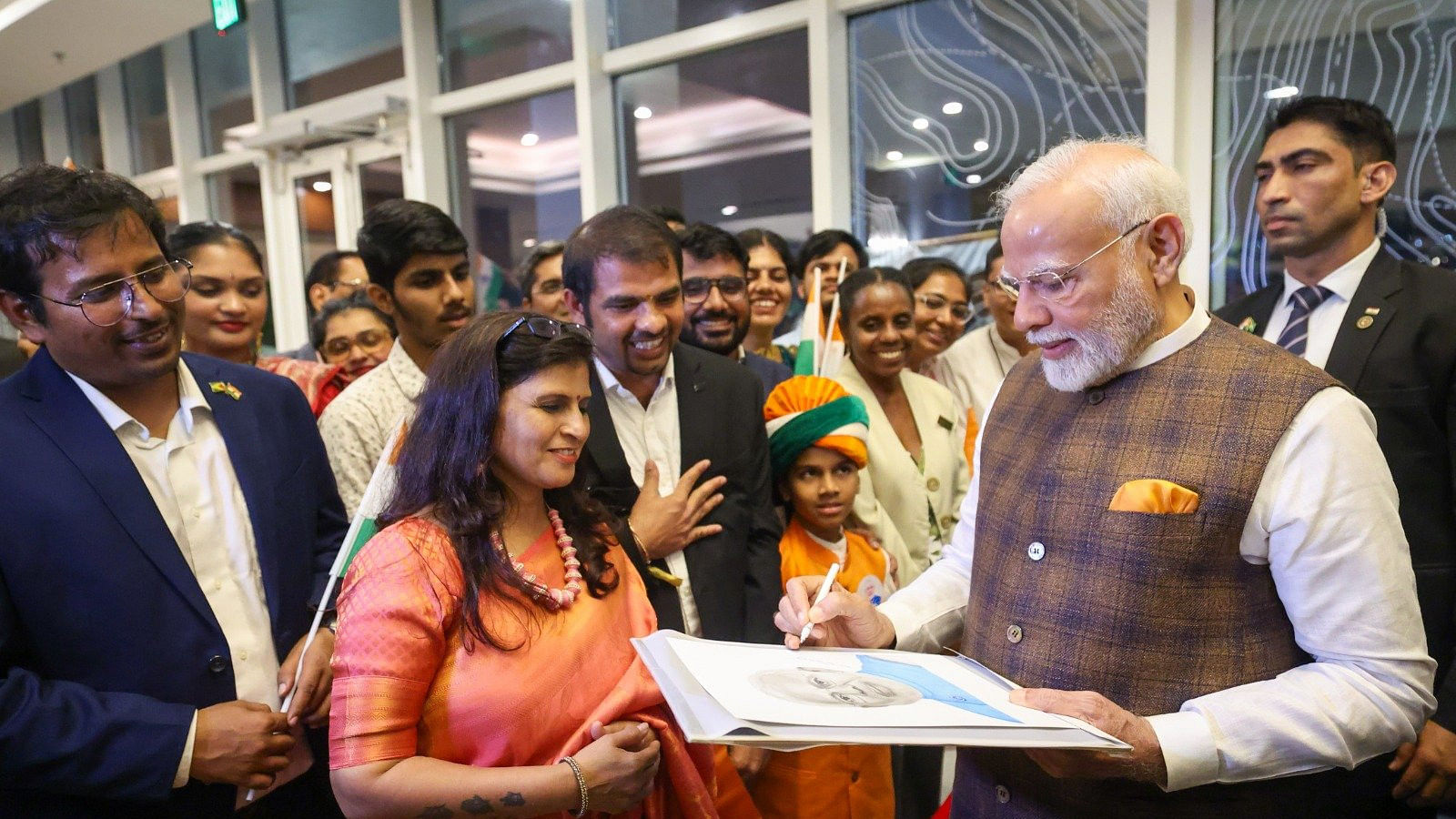 <div class="paragraphs"><p>PM Modi meets Indian diaspora in Guyana &nbsp; </p></div>