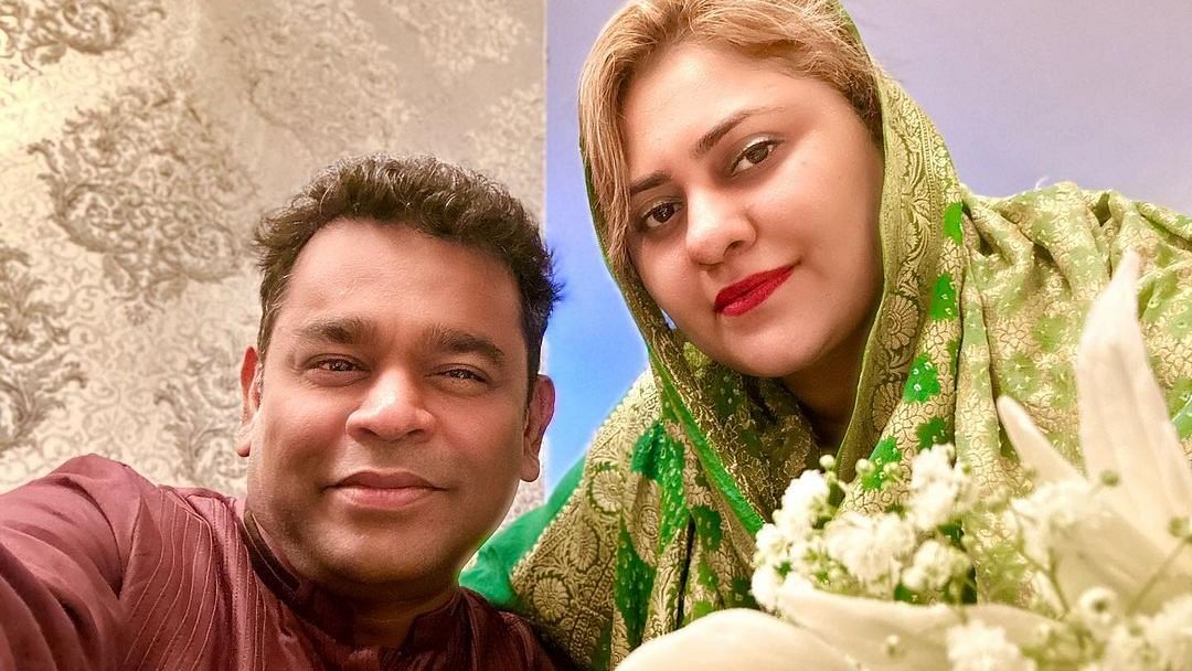 <div class="paragraphs"><p>AR Rahman and Saira Banu.</p></div>